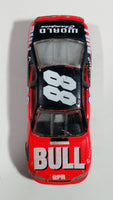 Unknown Brand #88 NASCAR "Super Racing" "BULL" "Power Team" Neon Orange and Black Die Cast Toy Race Car Vehicle