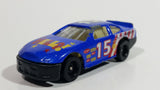 Unknown Brand #15 Stock Car Blue Die Cast Toy Race Car Vehicle