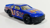 Unknown Brand #15 Stock Car Blue Die Cast Toy Race Car Vehicle