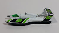 2002 Hot Wheels Fed Fleet Hydroplane White Die Cast Toy Speed Boat "e" Planet Vehicle