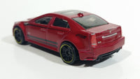 2013 Hot Wheels HW Showroom Asphalt Assault '09 Cadillac CTS-V Metallic Maroon Die Cast Toy Luxury Car Vehicle