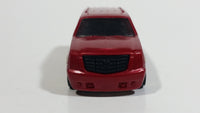 2010 Hot Wheels Haulers '07 Cadillac Escalade Dark Red Die Cast Toy Car SUV Vehicle