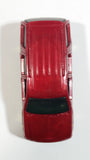 2010 Hot Wheels Haulers '07 Cadillac Escalade Dark Red Die Cast Toy Car SUV Vehicle