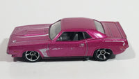 2012 Hot Wheels Muscle Mania - Mopar '70 Plymouth AAR Cuda Pink Die Cast Toy Muscle Car Vehicle