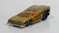 2004 Hot Wheels First Editions Hardnoze Hardnoze '74 Chevy Monte Carlo Metalflake Gold Die Cast Toy Car Vehicle