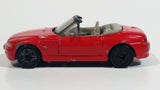 Motor Max BMW Z3 Convertible No. 8001 Red Die Cast Toy Car Vehicle