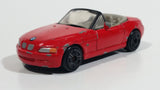 Motor Max BMW Z3 Convertible No. 8001 Red Die Cast Toy Car Vehicle