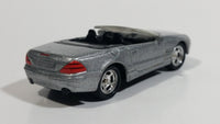 2004 Hot Wheels Auto Affinity Got Speed? Mercedes 55SL AMG Convertible Silver Grey Die Cast Toy Luxury Car Vehicle with Rubber Tires