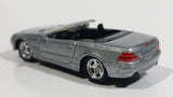 2004 Hot Wheels Auto Affinity Got Speed? Mercedes 55SL AMG Convertible Silver Grey Die Cast Toy Luxury Car Vehicle with Rubber Tires