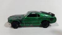 2009 Matchbox '70 Ford Mustang Boss Green 1/62 Scale Die Cast Toy Muscle Car Vehicle