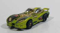 2003 Hot Wheels Track Aces Splittin' Image II Lime Green Die Cast Toy Car Vehicle