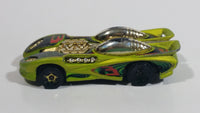 2003 Hot Wheels Track Aces Splittin' Image II Lime Green Die Cast Toy Car Vehicle