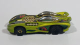 2003 Hot Wheels Track Aces Splittin' Image II Lime Green Die Cast Toy Car Vehicle