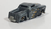 2004 Hot Wheels First Editions Hardnoze '59 Chevy Truck Metalflake Dark Grey Die Cast Toy Car Vehicle