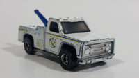 1977 Hot Wheels Flying Colors Ramblin' Wrecker Tow Truck Rig White Die Cast Toy Car Vehicle - Hong Kong