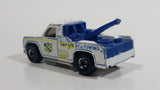 1977 Hot Wheels Flying Colors Ramblin' Wrecker Tow Truck Rig White Die Cast Toy Car Vehicle - Hong Kong