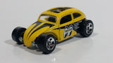 2014 Hot Wheels HW Workshop Performance Custom Volkswagen Beetle Bug Yellow Die Cast Toy Car Vehicle