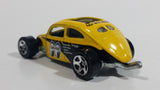 2014 Hot Wheels HW Workshop Performance Custom Volkswagen Beetle Bug Yellow Die Cast Toy Car Vehicle