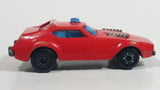 Vintage 1978 Matchbox Lesney Superfast No. 64 Fire Chief Red Die Cast Toy Car Firefighting Vehicle