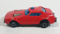 Vintage 1978 Matchbox Lesney Superfast No. 64 Fire Chief Red Die Cast Toy Car Firefighting Vehicle