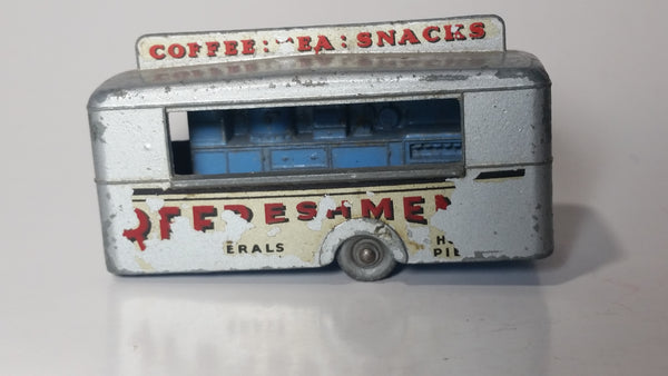 Vintage Lesney Mobile Canteen Trailer No. 74 Grey Die Cast Toy Food Catering Car Vehicle Made in England