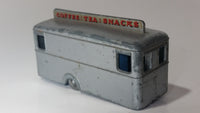 Vintage Lesney Mobile Canteen Trailer No. 74 Grey Die Cast Toy Food Catering Car Vehicle Made in England