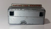 Vintage Lesney Mobile Canteen Trailer No. 74 Grey Die Cast Toy Food Catering Car Vehicle Made in England