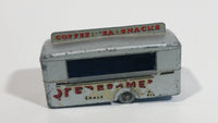 Vintage Lesney Mobile Canteen Trailer No. 74 Grey Die Cast Toy Food Catering Car Vehicle Made in England