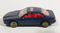 1994 Hot Wheels BMW 850i Metallic Dark Blue Die Cast Toy Car Vehicle