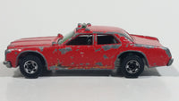 1981 Hot Wheels Fire Chaser Red Die Cast Toy Car Firefighting Rescue Emergency Vehicle - BW - Raised Hong Kong