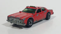 1981 Hot Wheels Fire Chaser Red Die Cast Toy Car Firefighting Rescue Emergency Vehicle - BW - Raised Hong Kong