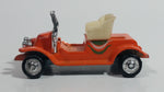 Vintage Zylmex 1911 Renault D15 Orange Die Cast Toy Classic Car Vehicle Hong Kong