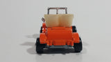 Vintage Zylmex 1911 Renault D15 Orange Die Cast Toy Classic Car Vehicle Hong Kong