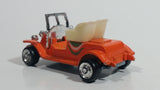 Vintage Zylmex 1911 Renault D15 Orange Die Cast Toy Classic Car Vehicle Hong Kong