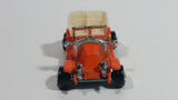 Vintage Zylmex 1911 Renault D15 Orange Die Cast Toy Classic Car Vehicle Hong Kong