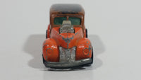 1980 Hot Wheels Hi-Rakers '40's Woodie Orange with Brown Smooth Panel Die Cast Toy Car Vehicle BW Hong Kong