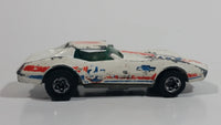 1994 Hot Wheels Chevrolet Corvette Stingray White Die Cast Toy Car Vehicle