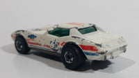 1994 Hot Wheels Chevrolet Corvette Stingray White Die Cast Toy Car Vehicle