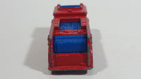 1982 Hot Wheels Fire Eater Red Fire Truck Die Cast Toy Car Vehicle - BW - Blue Lights