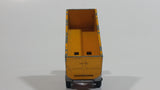 Vintage Lesney Matchbox Series Tipper Container Truck No. 47 Silver Grey and Yellow Die Cast Toy Car Construction Semi Hauling Vehicle Made in England