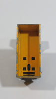 Vintage Lesney Matchbox Series Tipper Container Truck No. 47 Silver Grey and Yellow Die Cast Toy Car Construction Semi Hauling Vehicle Made in England