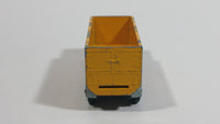 Vintage Lesney Matchbox Series Tipper Container Truck No. 47 Silver Grey and Yellow Die Cast Toy Car Construction Semi Hauling Vehicle Made in England