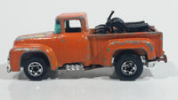 1978 Hot Wheels The Heavies '56 Hi-Tail Hauler Orange Ford Pickup Truck Die Cast Toy Car Vehicle - Hong Kong