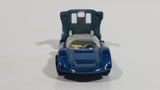 Vintage PlayArt Porsche Carrera 910 Dark Metallic Blue Die Cast Toy Car Vehicle - Hong Kong