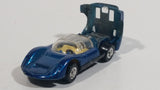 Vintage PlayArt Porsche Carrera 910 Dark Metallic Blue Die Cast Toy Car Vehicle - Hong Kong