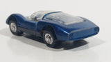 Vintage PlayArt Porsche Carrera 910 Dark Metallic Blue Die Cast Toy Car Vehicle - Hong Kong