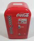 Coca-Cola Have A Coke Soda Pop Refrigerator Vending Machine Shaped Tin Metal Coin Bank Collectible