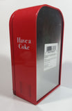 Coca-Cola Have A Coke Soda Pop Refrigerator Vending Machine Shaped Tin Metal Coin Bank Collectible
