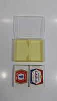 Vintage Molson Canadian Molson Export Beer 2 Styles of Plastic Coated Playing Cards Still Sealed and in Plastic Clear Top Case - British Hong Kong