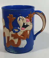 Nestle Quik Laughing Quik Bunny Blue Plastic Hot Chocolate Coffee Mug Cup